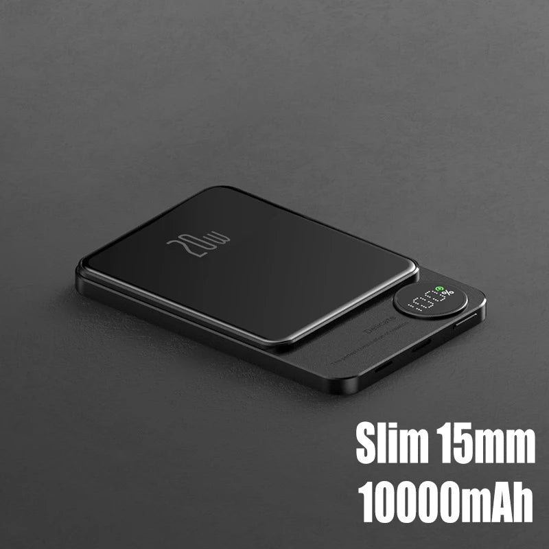 10000mAh Macsafe Magnetic Power Bank PD20W 15W Wireless Fast Charger External Auxiliary Battery Pack For Magsafe iPhone 15 14 13 - Image 15