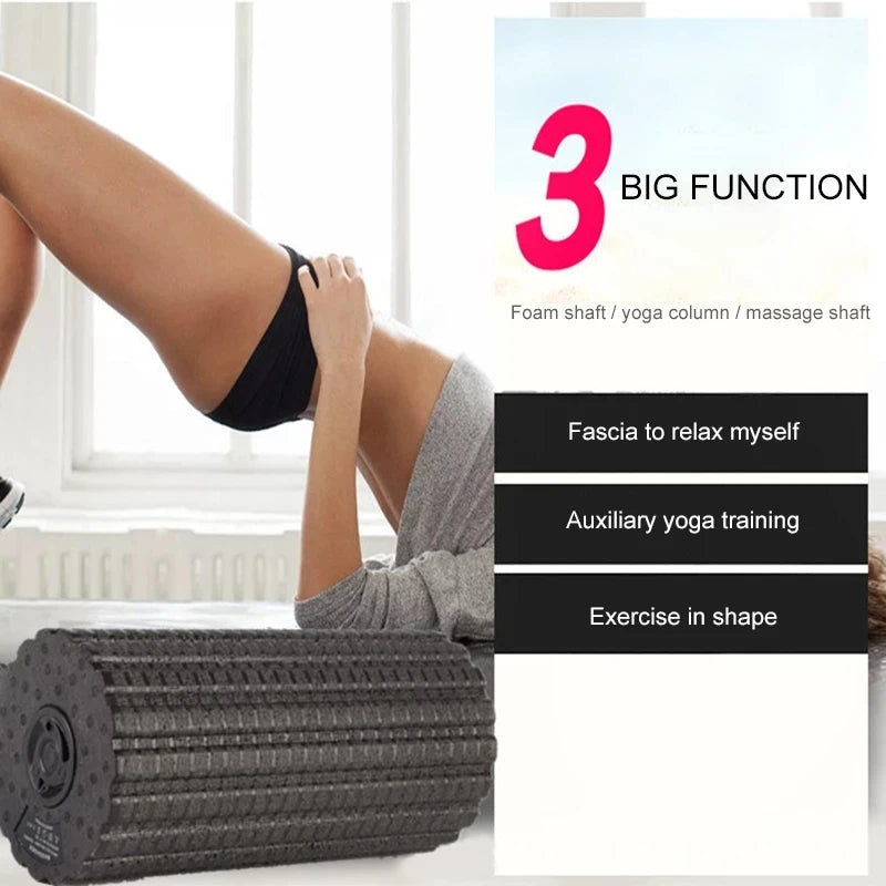 4-Speed Electric Yoga Massage Roller for Muscle Recovery and Relaxation - Image 9