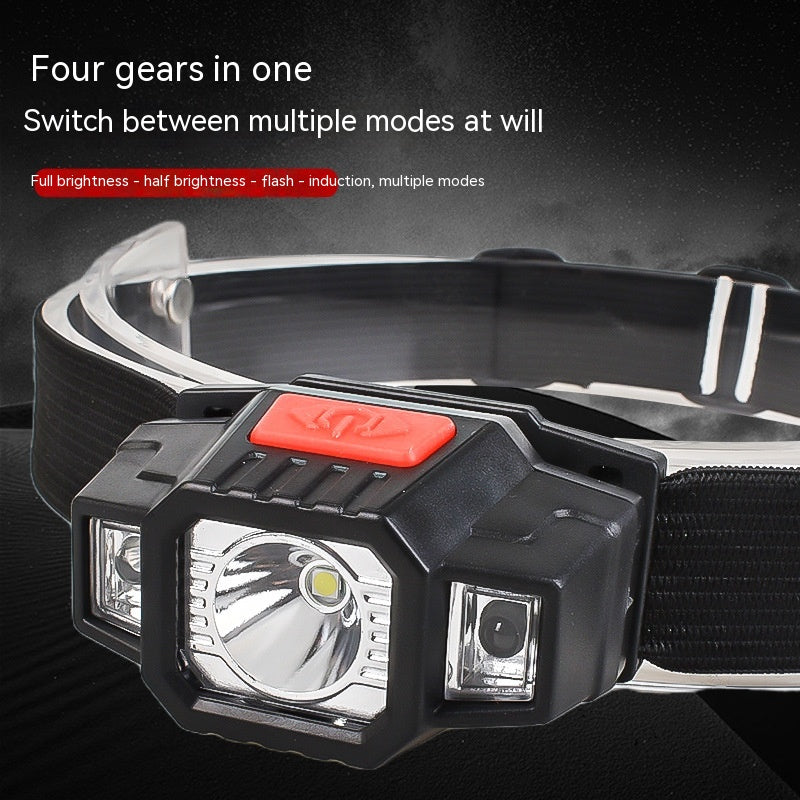 Lightweight USB Charging Induction Headlamp - Camping Essential