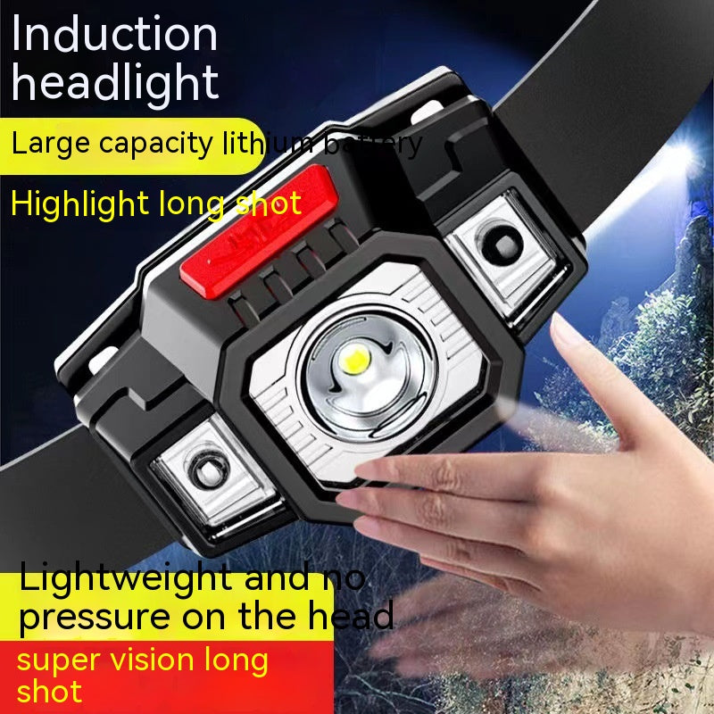 Lightweight USB Charging Induction Headlamp - Camping Essential - Image 14