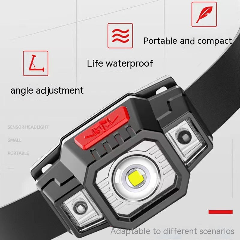 Lightweight USB Charging Induction Headlamp - Camping Essential - Image 22